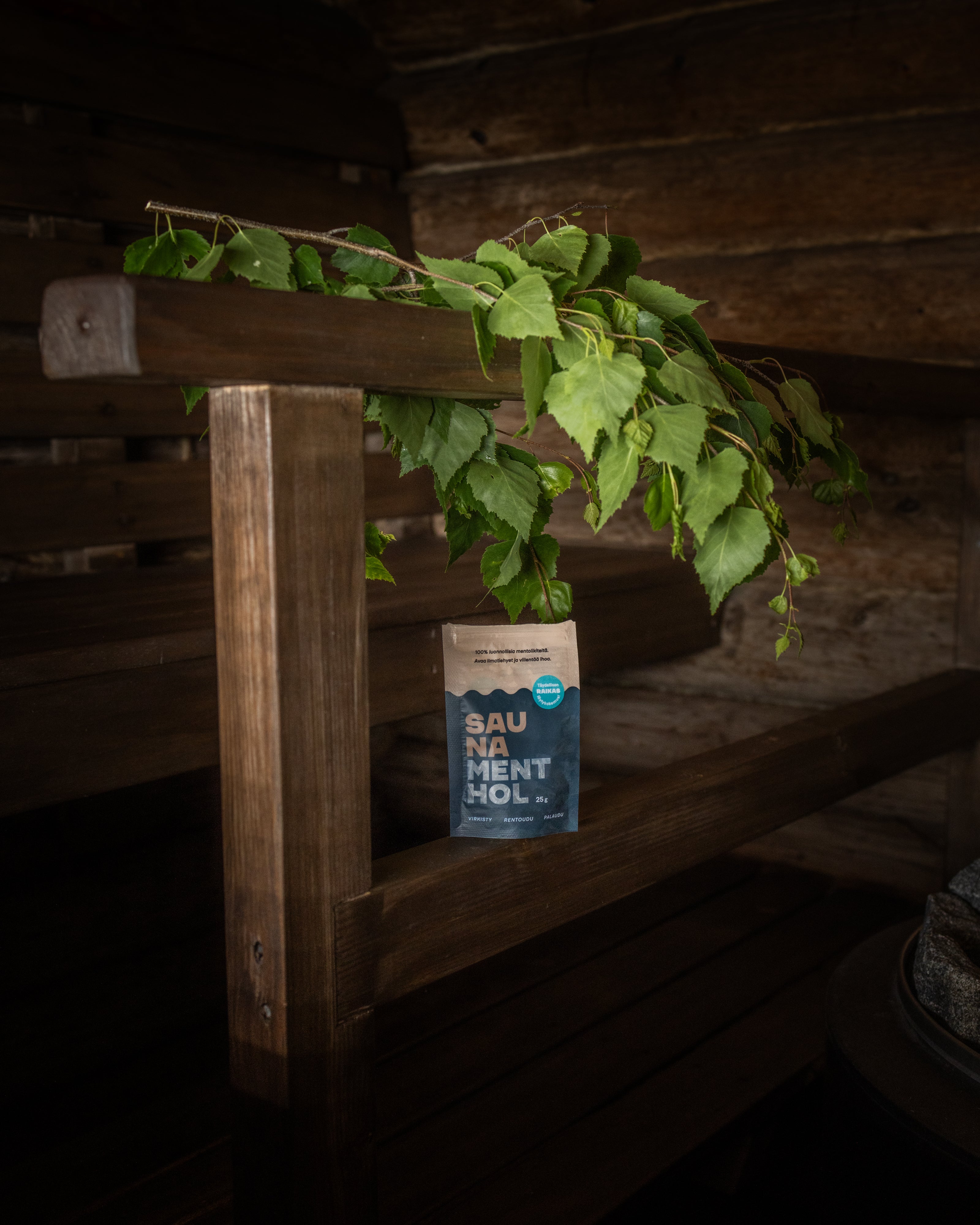 Saunatuoksu saunajää menthol